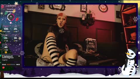 Snapshot of 666deathgasm chatting on 12.02.24 Juune online show from 12.02.24