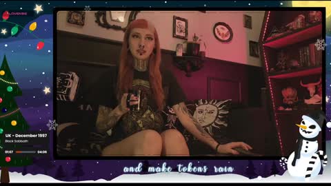 Snapshot of 666deathgasm chatting on 12.22.24 Juune online show from 12.22.24