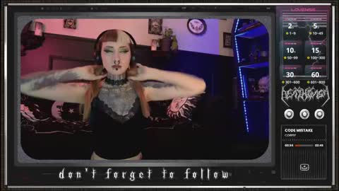 Snapshot of 666deathgasm chatting on 02.19.25 Juune online show from 02.19.25