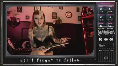 Snapshot of 666deathgasm chatting on 02.20.25 Juune online show from 02.20.25