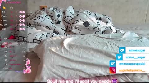 Snapshot of _emma_sugar chatting on 01.28.25 Emma Sugar online show from 01.28.25