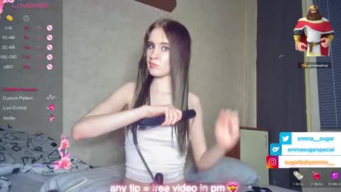 Snapshot of _emma_sugar chatting on 03.01.25 Emma Sugar online show from 03.01.25