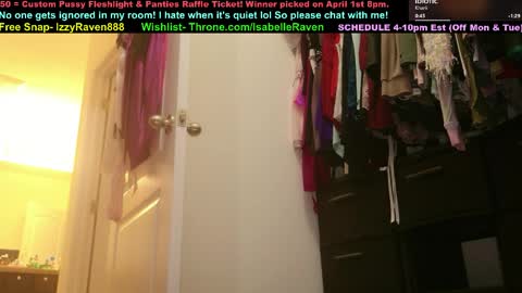 IsabelleRaven online show from 04.03.26