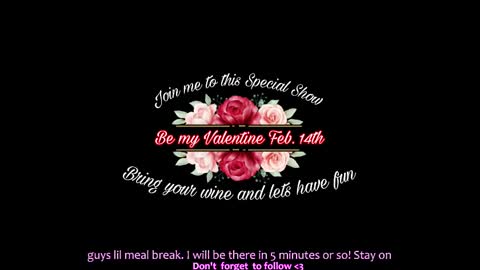 Snapshot of _sugarr3d chatting on 02.13.25 _sugarr3d online show from 02.13.25