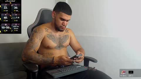 ig aaron hunter123 online show from 10.01.25