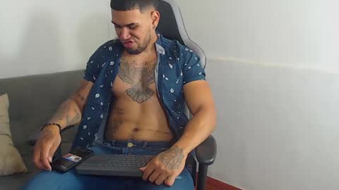 ig aaron hunter123 online show from 10.07.25