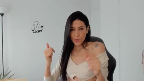 Snapshot of abbyada chatting on 02.19.25 Laura online show from 02.19.25