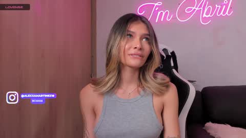 Snapshot of abril_w18 chatting on 12.05.24 My name is Alexa. Please say hello I like to chat with you. If you have requests please use tip online show from 12.05.24