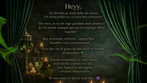 Snapshot of absinthee chatting on 02.02.26 absy online show from 02.02.26