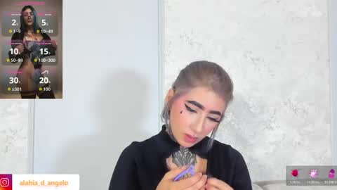 Snapshot of alahia_dangelo_ chatting on 06.12.26 ALAHIA online show from 06.12.26