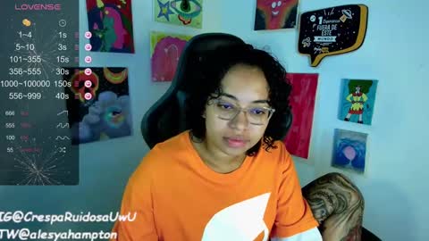 Snapshot of alesyahampton chatting on 01.24.25 Crespa Ruidosa online show from 01.24.25
