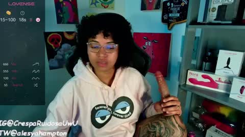Snapshot of alesyahampton chatting on 02.14.25 Crespa Ruidosa online show from 02.14.25