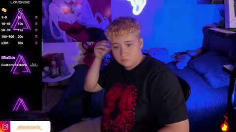 Snapshot of alexxxmorris chatting on 10.09.25 ALEXXX MORRIS online show from 10.09.25
