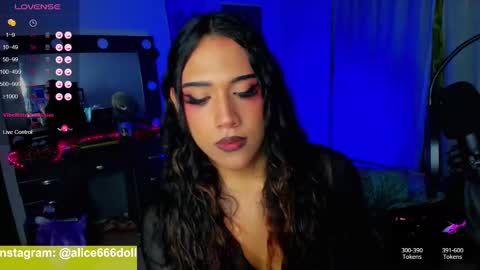 Snapshot of alice666doll chatting on 02.13.25 NEW ACCOUNT ALICE online show from 02.13.25