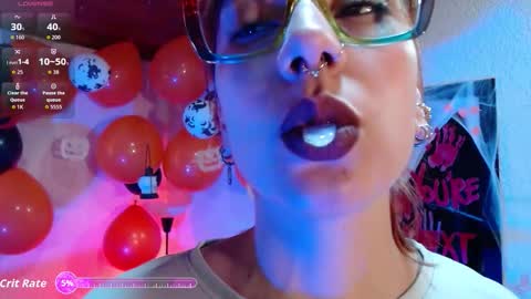 Snapshot of aliciawithe chatting on 10.29.25 Alicia online show from 10.29.25