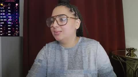 Snapshot of allyiah chatting on 10.10.25 online show from 10.10.25