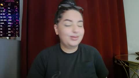 Snapshot of allyiah chatting on 10.12.25 online show from 10.12.25