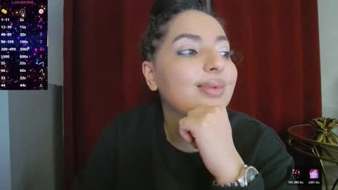 Snapshot of allyiah chatting on 10.24.25 online show from 10.24.25