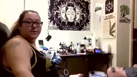 Snapshot of angelshempire420 chatting on 02.14.26 Angel and Mark online show from 02.14.26