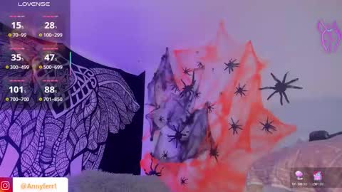 Snapshot of anny_ferrer1 chatting on 10.21.25 Hello  Open Pvt  Moans from lovense  Tell me  Fav 14 34 69  Especial level 34 online show from 10.21.25