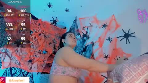 Snapshot of anny_ferrer1 chatting on 10.23.25 Hello  Open Pvt  Moans from lovense  Tell me  Fav 14 34 69  Especial level 34 online show from 10.23.25