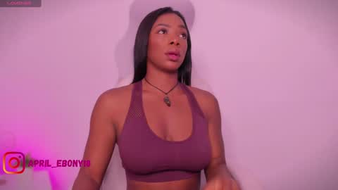 Snapshot of april_ebony18_ chatting on 01.09.25 April online show from 01.09.25