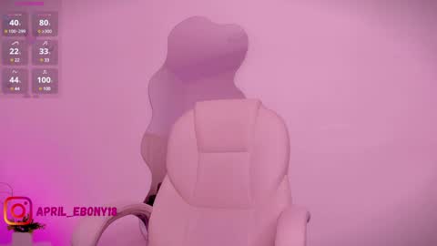 Snapshot of april_ebony18_ chatting on 01.09.25 April online show from 01.09.25