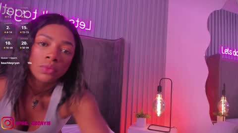 Snapshot of april_ebony18_ chatting on 01.27.25 April online show from 01.27.25