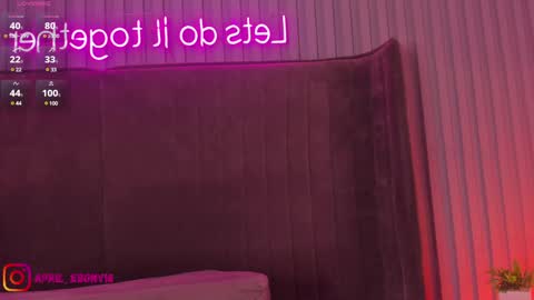 Snapshot of april_ebony18_ chatting on 02.15.25 April online show from 02.15.25