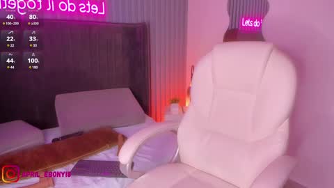 Snapshot of april_ebony18_ chatting on 03.02.25 April online show from 03.02.25