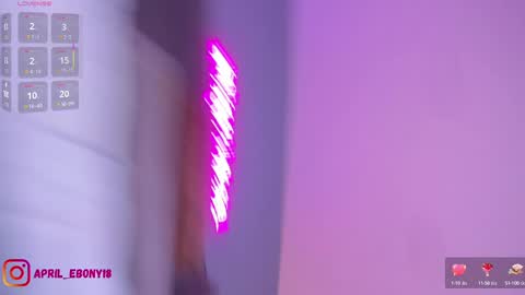 Snapshot of april_ebony18_ chatting on 03.03.25 April online show from 03.03.25