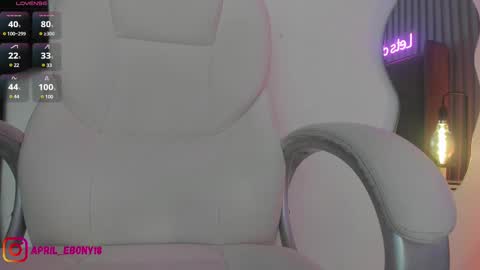 Snapshot of april_ebony18_ chatting on 03.04.25 April online show from 03.04.25