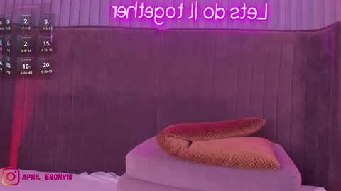 Snapshot of april_ebony18_ chatting on 03.06.25 April online show from 03.06.25