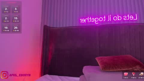 Snapshot of april_ebony18_ chatting on 03.10.25 April online show from 03.10.25