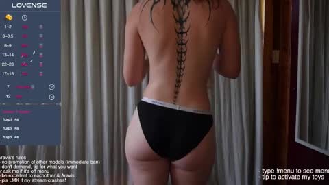 Snapshot of araviself chatting on 01.19.26 aravis online show from 01.19.26