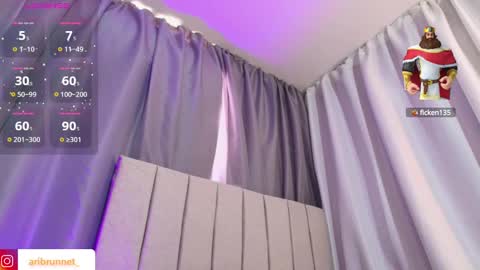 Snapshot of aribrunnet_ chatting on 02.18.25  Ari Just Ari online show from 02.18.25