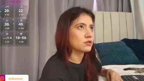 Snapshot of aribrunnet_ chatting on 02.28.25  Ari Just Ari online show from 02.28.25