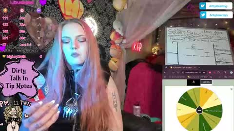 Snapshot of artsyheartsyy chatting on 10.02.25 ArtsyHeartsyy online show from 10.02.25