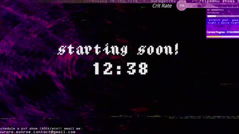 Aurora  Aura online show from 01.13.25