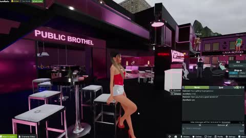 Snapshot of aurard chatting on 12.02.24 AuRaRD online show from 12.02.24