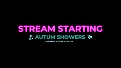 Autum Showers online show from 04.13.26