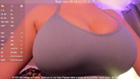 Ayana Delatorre online show from 11.26.25