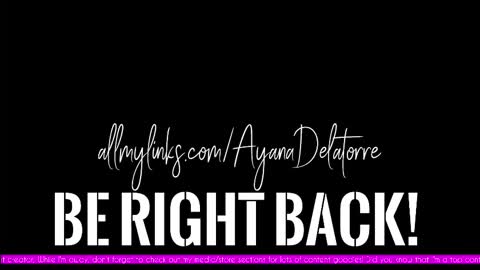 Ayana Delatorre online show from 12.19.25