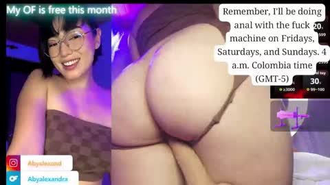 Snapshot of baby_alexx chatting on 10.15.25 Alexandra followme on instragram abyalexand online show from 10.15.25