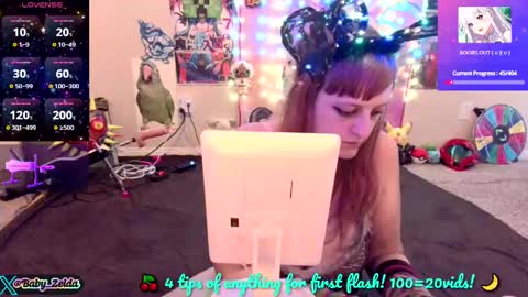 BabyZelda online show from 09.23.25