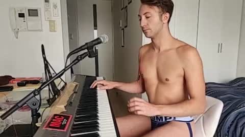 BareBritPianist online show from 10.13.25