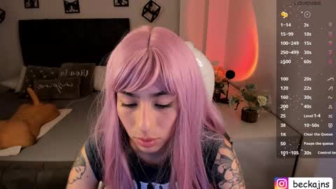 Snapshot of beck__jones chatting on 03.06.25 Marzhie online show from 03.06.25