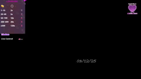   online show from 12.03.25