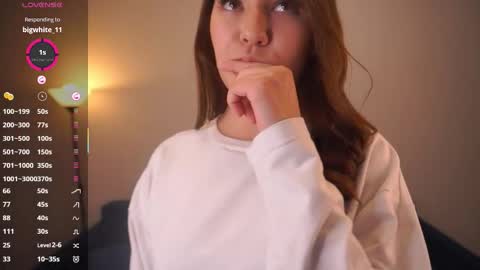 Snapshot of bibimusic chatting on 10.25.25 Ophelia online show from 10.25.25