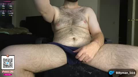 Snapshot of billyman503 chatting on 10.28.25 BillyMan online show from 10.28.25